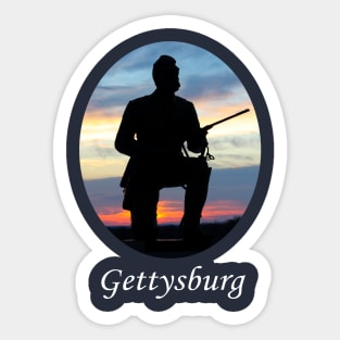 Sunrise Patrol - Gettysburg 1st Pennsylvania Cavalry Sticker